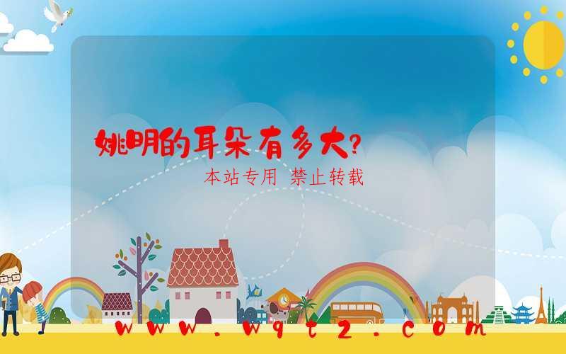 姚明的耳朵有多大？-第1张图片